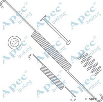 APEC BRAKING kit855 -  Комплектующие, тормозная колодка